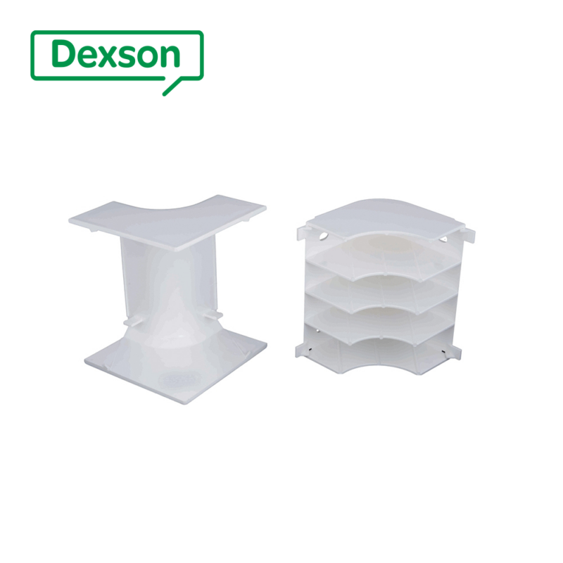 ACCESORIO ANGULO INTERNO 100X45 "I"  DEXSON BLANCO DXN11012