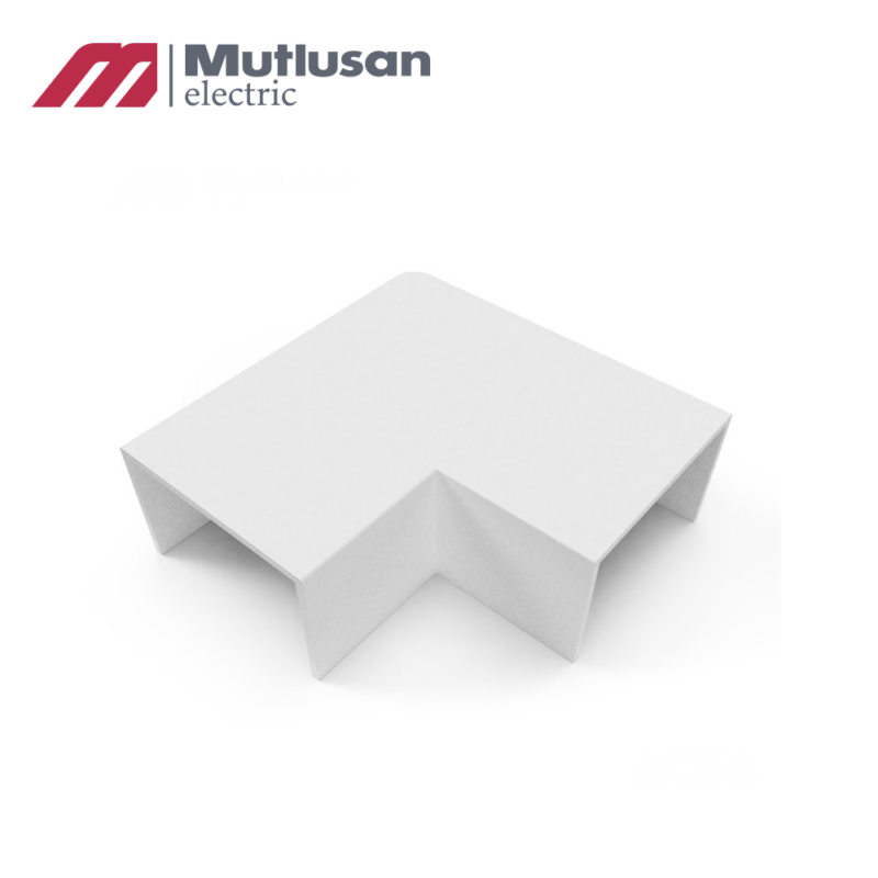 ACCESORIO ANGULO PLANO L 20X10 BLANCO MUTLUSAN