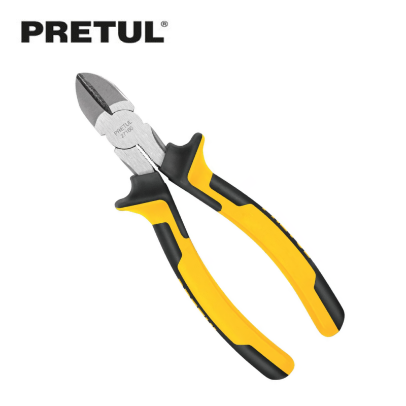 ALICATE DE CORTE 7 18CM MANGO COMFORT GRIP 22678 PRETUL