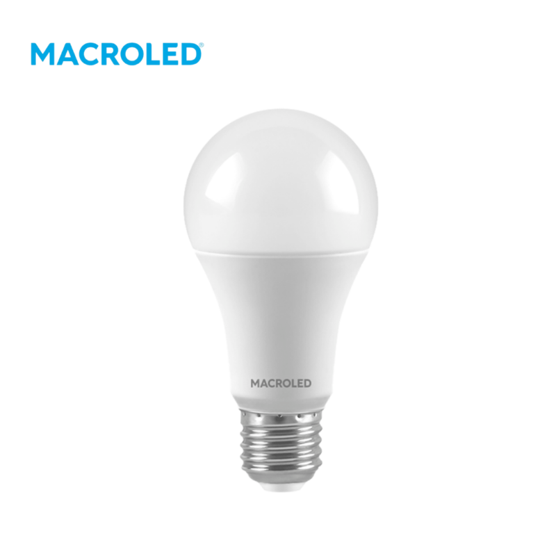 BULBO A60 MACROLED 14.5W E27 AC180-240V FRIO 6500K