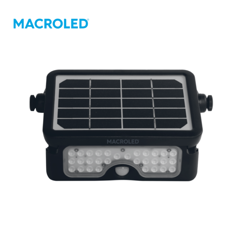 REFLECTOR SOLAR REVATIBLE CON SENSOR DE MOVIMIENTO 5W 6000K