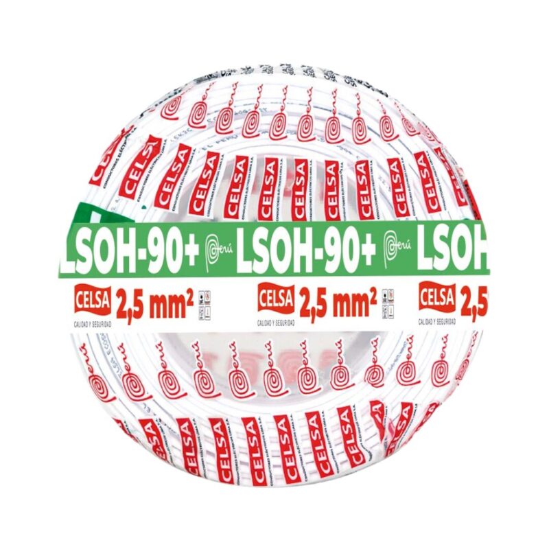 CABLE LSOH-90+ 2.5 MM² 750V BLANCO X 100 MTR | CELSA