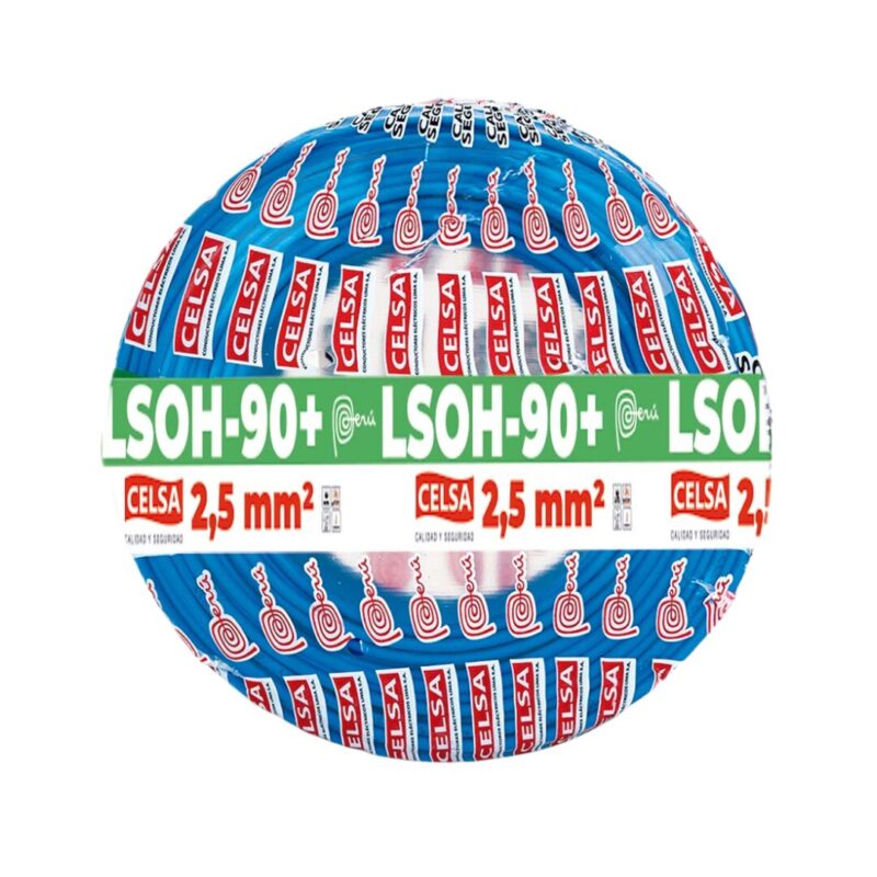 CABLE LSOH-90+ 2.5 MM² 750V AZUL X 100 MTR | CELSA