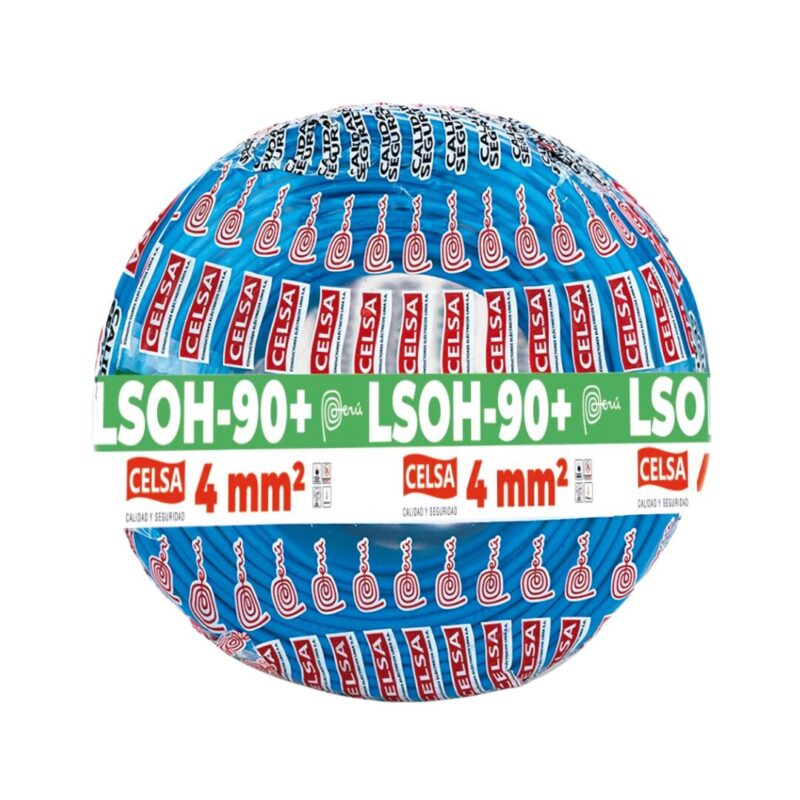 CABLE LSOH-90+ 4 MM² 750V AZUL X 100 MTR | CELSA