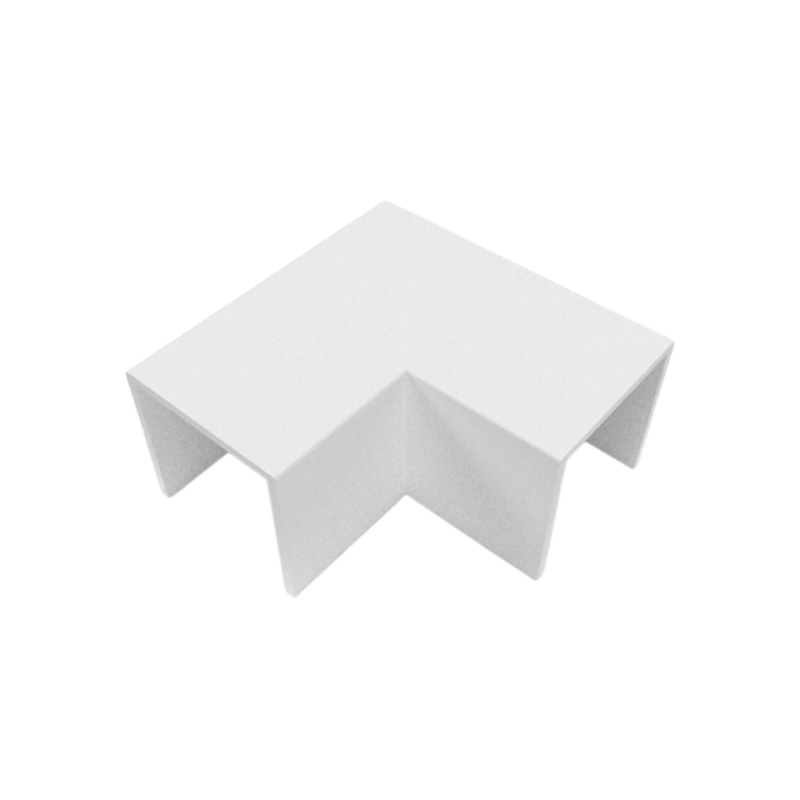 ACCESORIO ANGULO EXTERNO "O" 100X50 / 100X37 BLANCO | MUTLUSAN