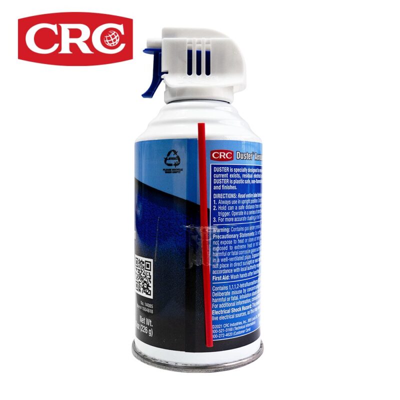 AIRE COMPRIMIDO ANTINFLAMABLE • SPRAY • DUSTER • 8 ONZ • 227G • 14085 • CRC - Imagen 2