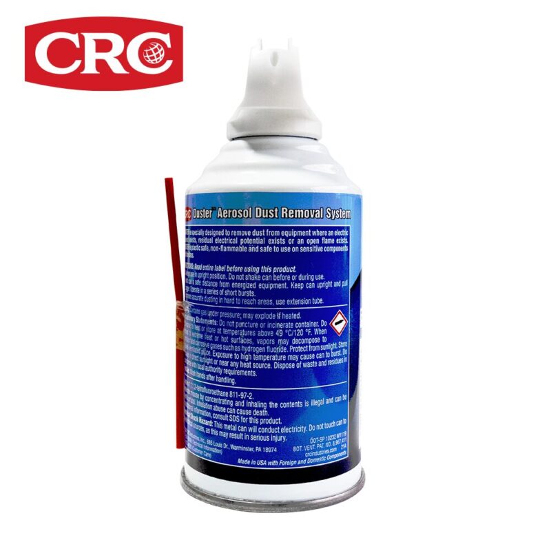 AIRE COMPRIMIDO ANTINFLAMABLE • SPRAY • DUSTER • 8 ONZ • 227G • 14085 • CRC - Imagen 3