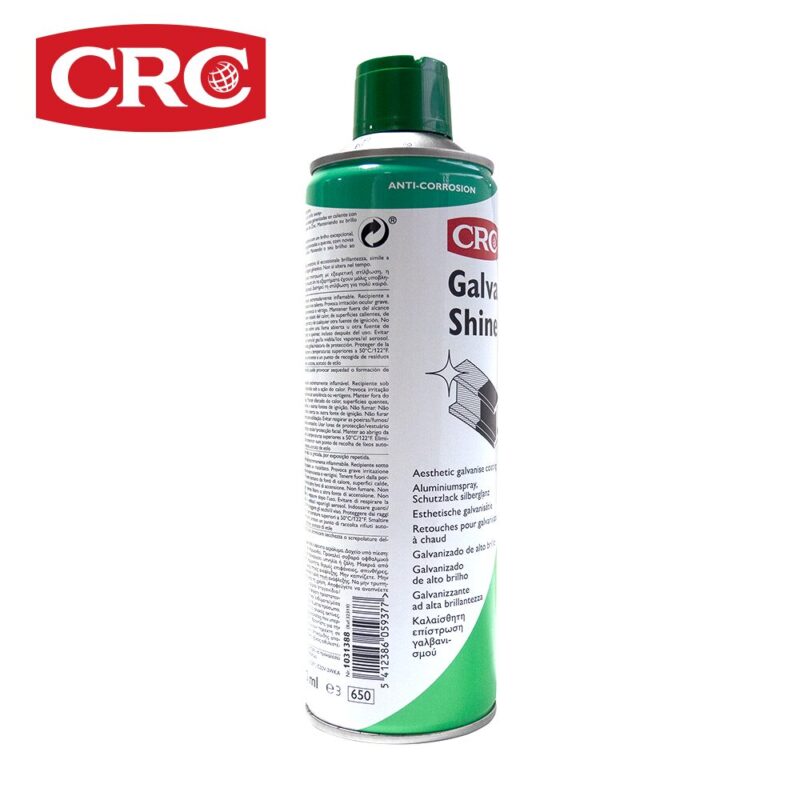 GALVANIZADOR DE ALTO BRILLO • GALVA SHINE • AC SPRAY • 500ML • 32319 • CRC - Imagen 4