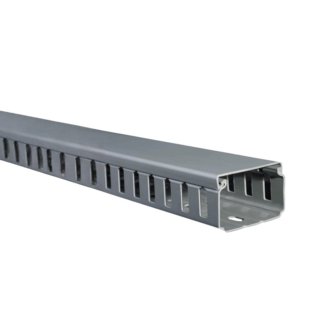 CANALETA RANURADA 60X40 2M GRIS DXN10082 | DEXSON