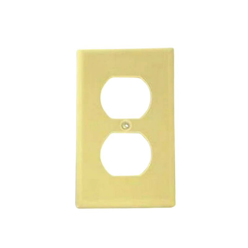 PLACA PARA TOMA DOBLE COMPATIBLE LEVITON BEIGE DXN5101M | DEXSON