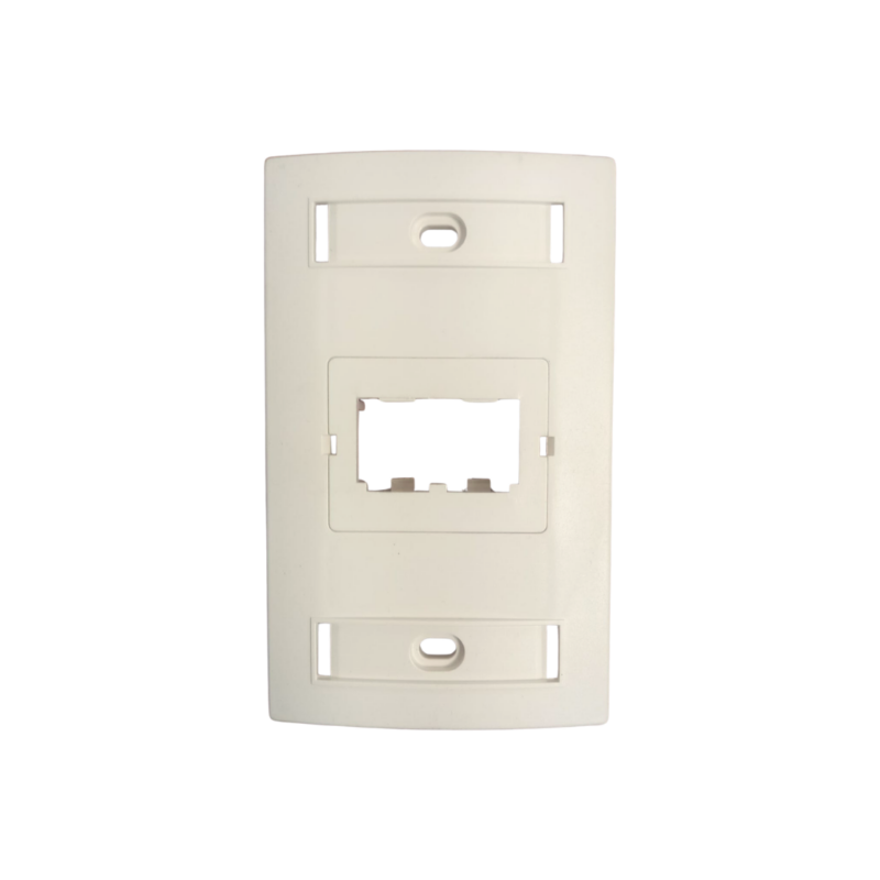 FACE PLATE 2 PUERTOS COMPATIBLE PANDUIT MARFIL | DEXSON