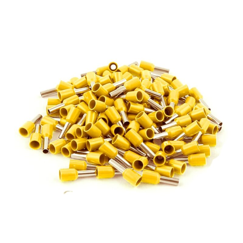 TERMINAL AISLADO MANGUITO 18 AWG AMARILLO E1008 | TKL ELECTRIC