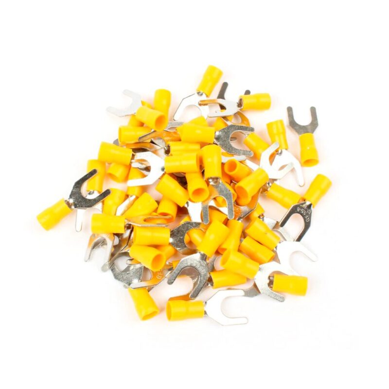 TERMINAL AISLADO HORQUILLA 3/16" 12-10 AWG AMARILLO SV5.5-5 | TKL ELECTRIC