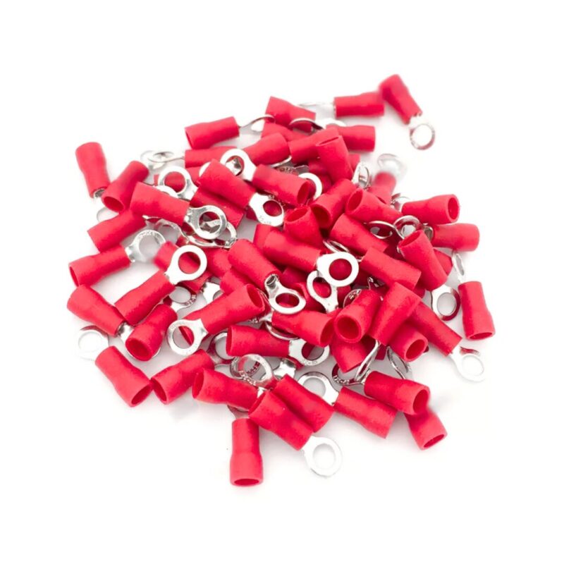 TERMINAL AISLADO OJAL 1/8" 22-16 AWG ROJO RV1.25-3.5S| TKL ELECTRIC