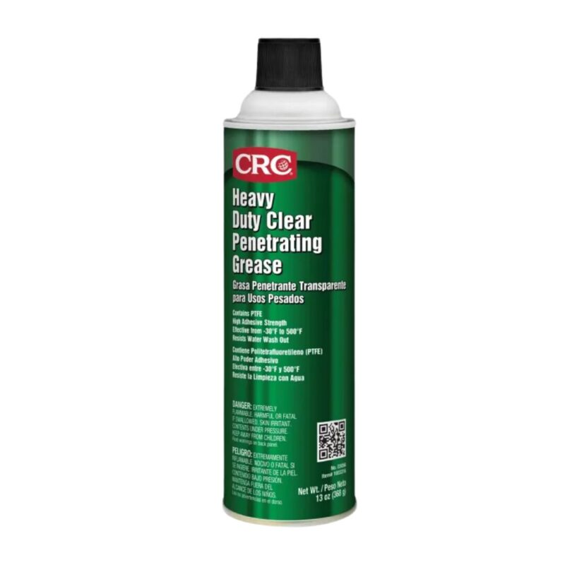 HEAVY DUTY CLEAR PENETRATING GREASE (GRASA PENETRANTE TRANSPARENTE DE ALTA RESISTENCIA) 13OZ 03056 | CRC