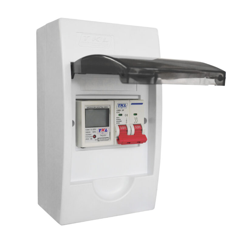 KIT MEDIDOR DE ENERGÍA (TABLERO ADOSABLE 4P + MEDIDOR DIGITAL + INTERRUPTOR) | TKL ELECTRIC