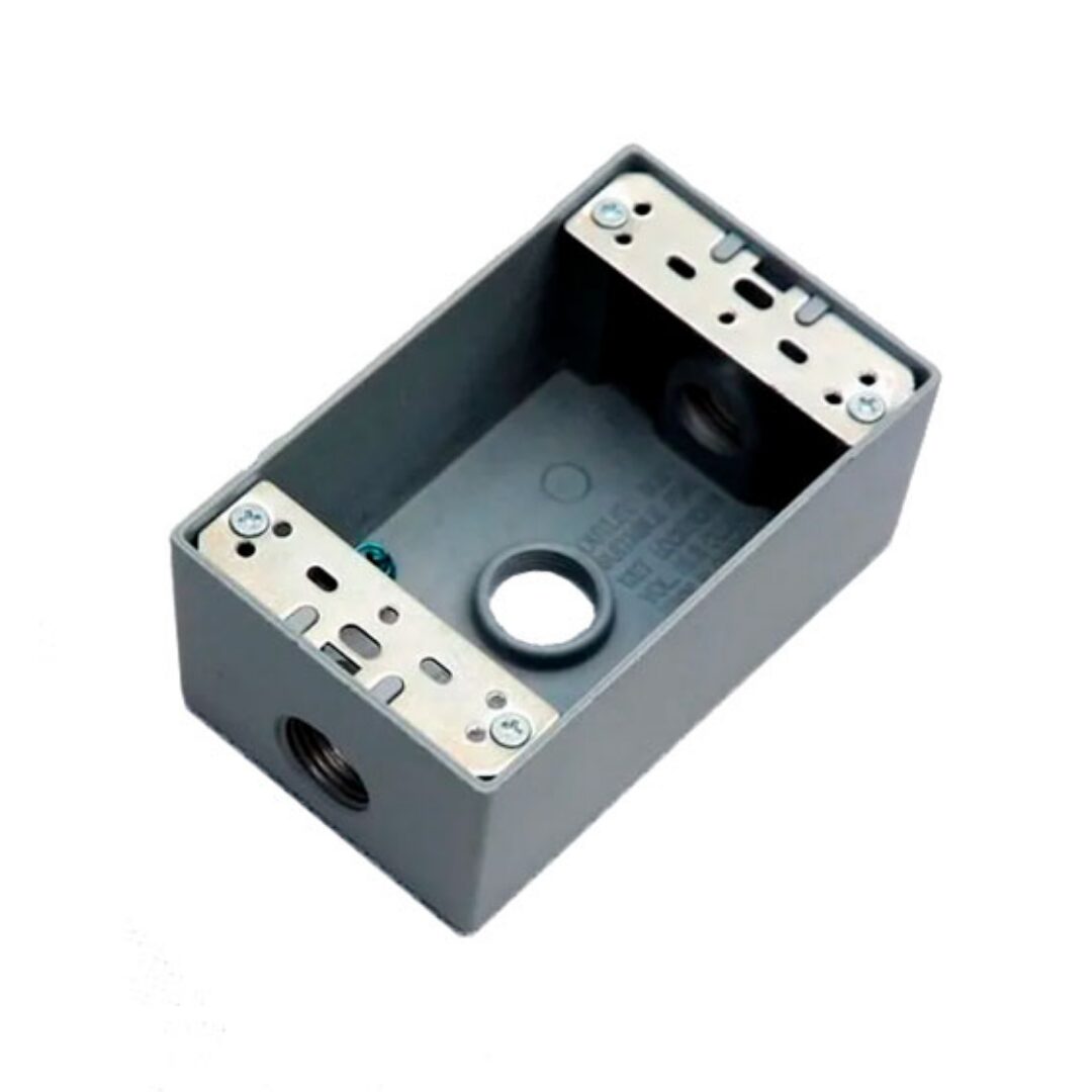CAJA CONDULET RECTANGULAR 4X2 1/2" 3 HUECOS | TKL ELECTRIC