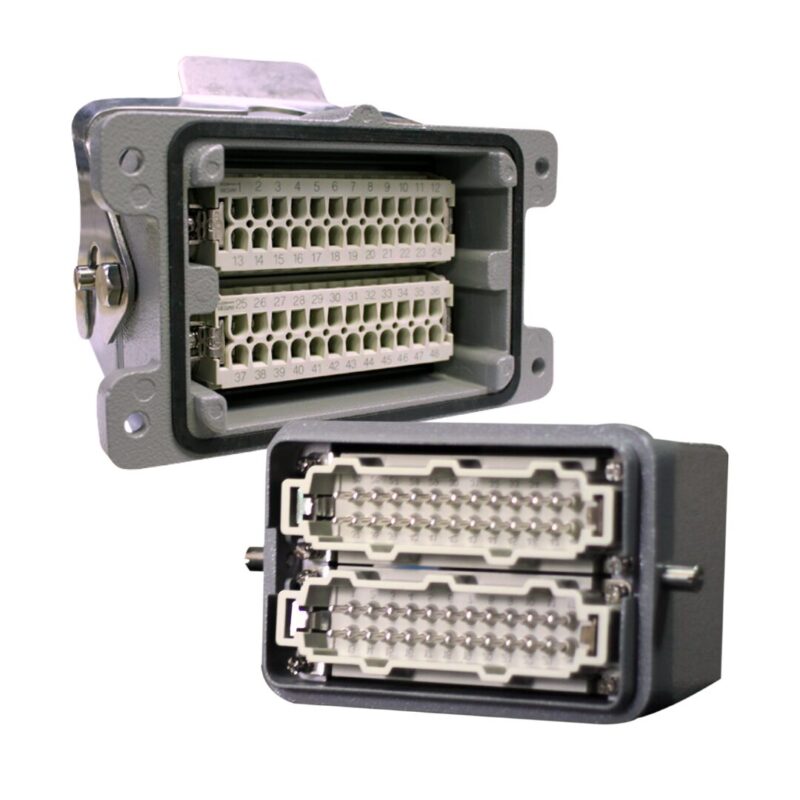 TOMA+ENCHUFE DE CONTROL EMPOTRABLE HE-048.0L 48 PINES+T SIBAS (PG-29) | WEVEL