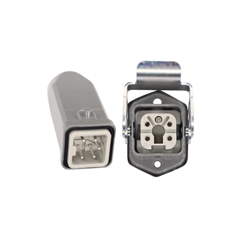 TOMA+ENCHUFE DE CONTROL EMPOTRABLE HA-004.1 4 PINES+T VERT. W (PG-11) | WEVEL