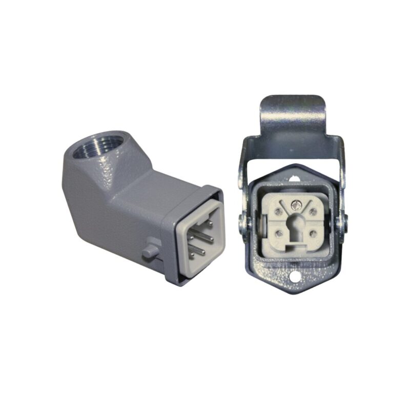 TOMA+ENCHUFE DE CONTROL EMPOTRABLE HA-004 4 PINES+T LAT. (PG-11) | WEVEL