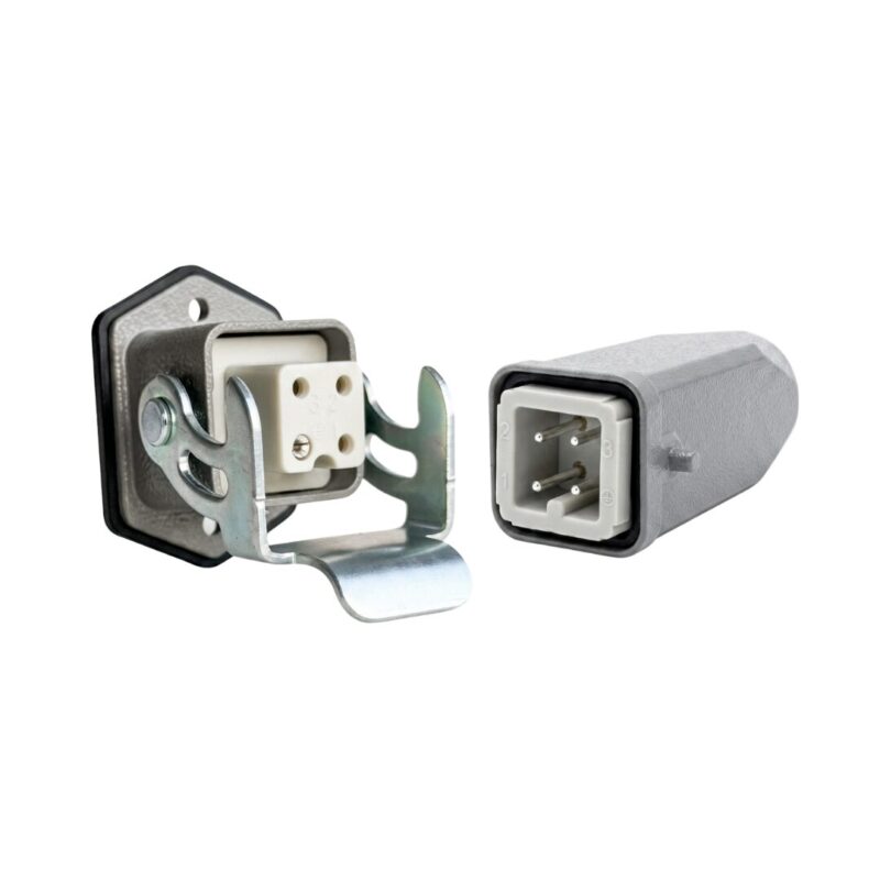 TOMA+ENCHUFE DE CONTROL EMPOTRABLE HA-003.1 3 PINES+T LAT. (PG-11) | WEVEL