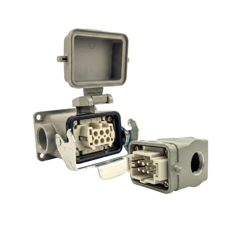 TOMA + ENCHUFE DE CONTROL ADOSABLE 6 PINES+T HE 006.12 (PG-16) | WEVEL